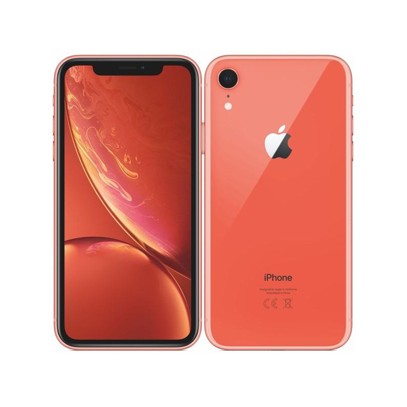 Apple iPhone XR 128GB Coral Red, class B, used, warranty 12 months, VAT cannot be deducted