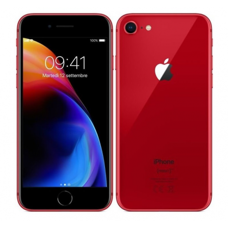 Apple iPhone 8 64GB Red, class B, used, warranty 12 months, VAT cannot be deducted