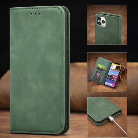 IssAcc leather case book for Apple iPhone 6/6s green, PN: 88784501565