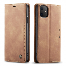 IssAcc leather book case for Apple iPhone X light brown, PN: 887845211281