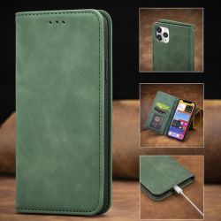 IssAcc leather book case for Apple iPhone X green, PN: 887845288811