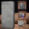 IssAcc leather case book for Apple iPhone X gray, PN: 88784538125