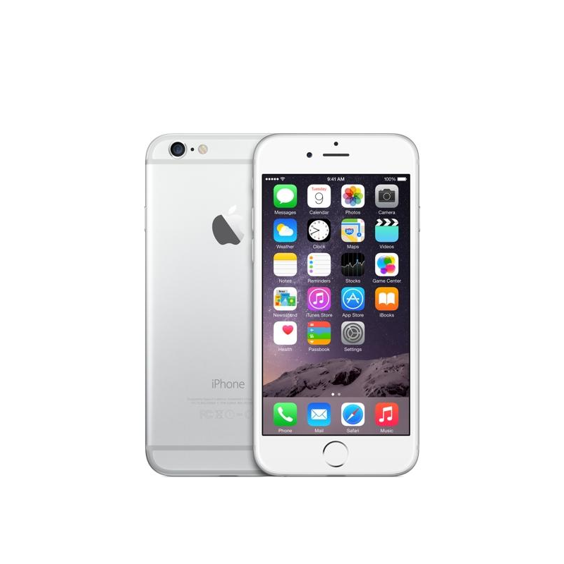 Apple iPhone 6 128GB Silver, class A-, used, warranty 12 months, VAT cannot be deducted