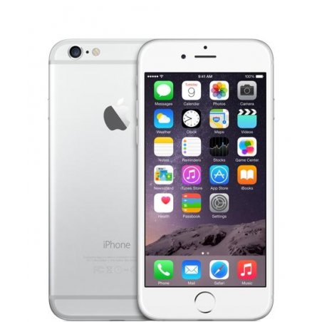 Apple iPhone 6 128GB Silver, class A-, used, warranty 12 months, VAT cannot be deducted