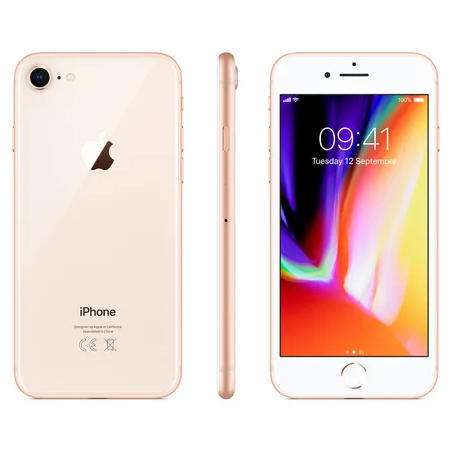 Apple iPhone 8 256GB Gold, třída A-, použitý, záruka 12 měsíců, DPH nelze odečíst