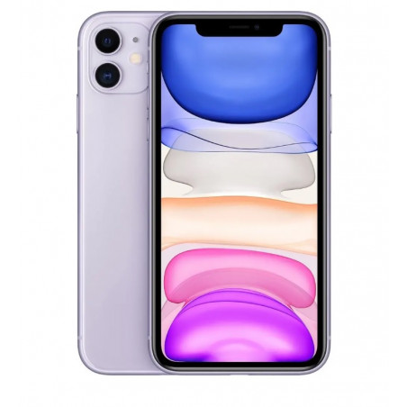 Apple iPhone 11 64GB Purple, class A-, used, warranty 12 months, VAT cannot be deducted