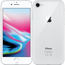 Apple iPhone 8 256GB Silver, třída B, použitý, záruka 12 měsíců, DPH nelze odečíst