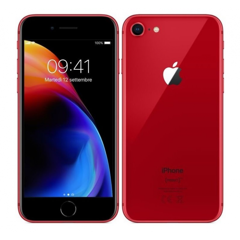 Apple iPhone 8 256GB Red, class A-, used, warranty 12 months, VAT cannot be deducted