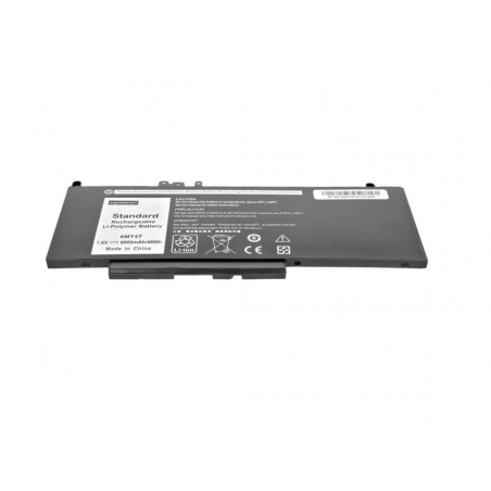 Dell Latitude E5570 battery 6000 mAh (46 Wh), 4 cells Li-polymer 7.6V (7.4V)