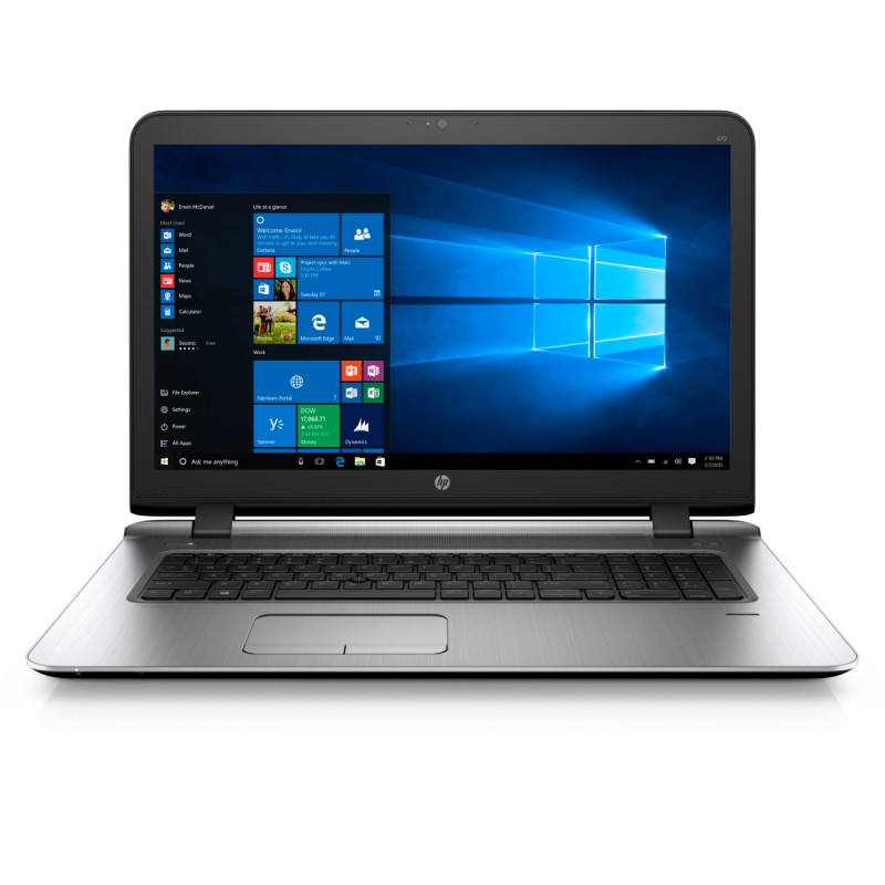 HP Probook 470 G3 i5-6200U 2,3GHz, 8GB, 256GB SSD, Třída B, repasovaný, záruka 12 měsíců