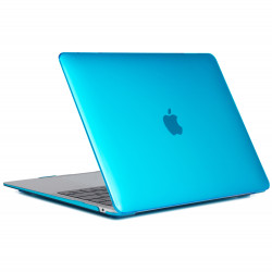 Plastový kryt pro MacBook Air A1466 Modrý, Průhledný