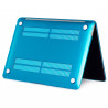 Plastový kryt pro MacBook Air A1466 Modrý, Průhledný