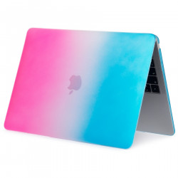 Plastic cover for MacBook Air A1466 Pink-Blue