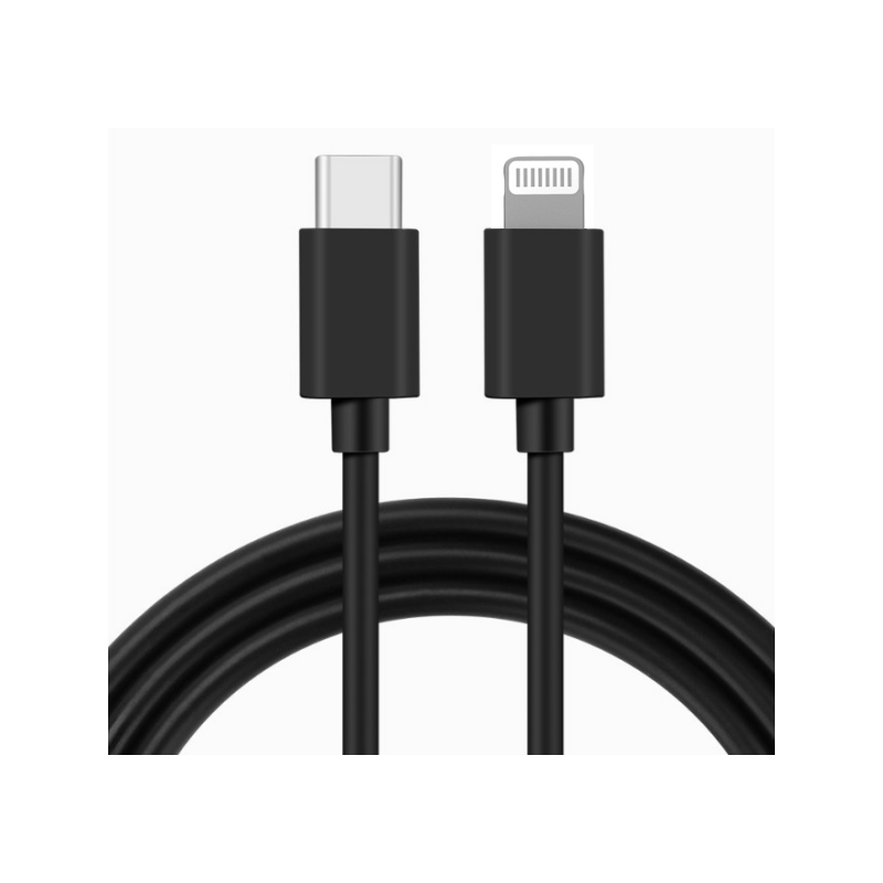 IssAcc Kabel Lightning na USB-C 1m , černý, PN: 29072021c2