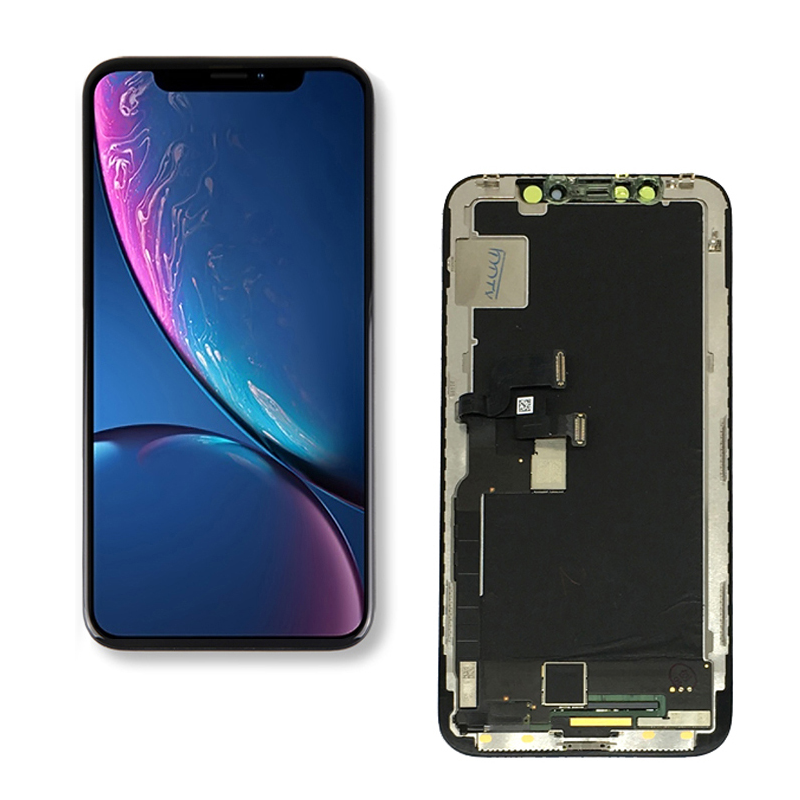 Apple iPhone X LCD display and touch. area, black, quality AAA