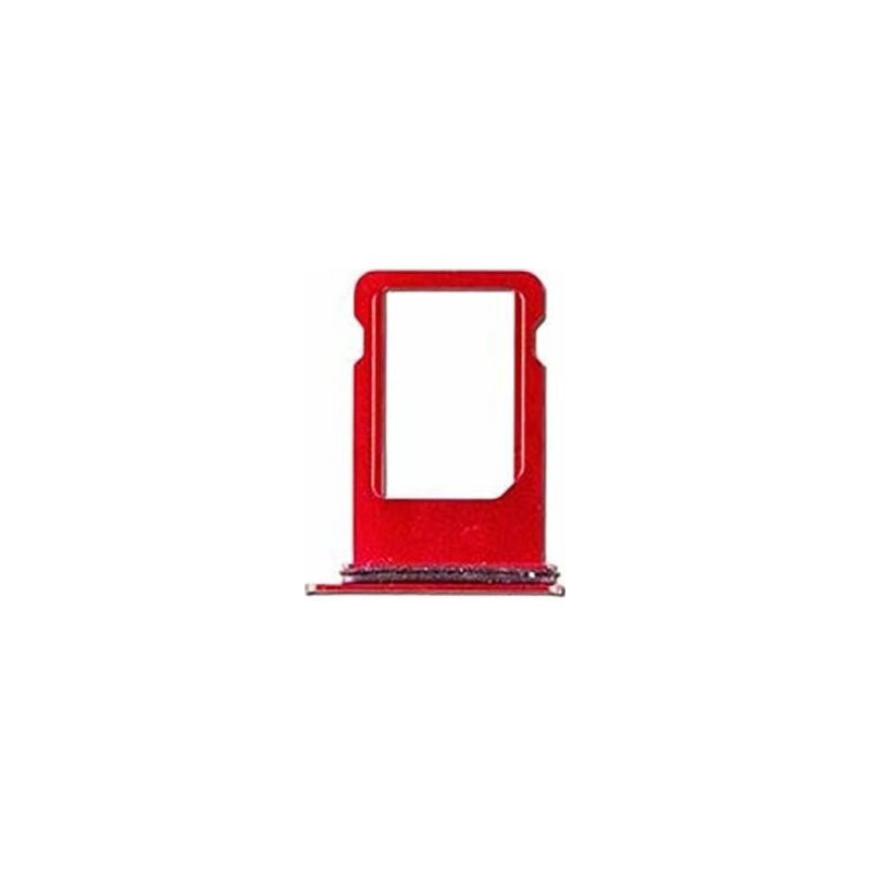 iPhone 8 / SE 2020 sim šuplík, slot, rámeček, červený  - simcard tray Red