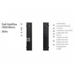 Dell OptiPlex 7050  i5-6600T 2,7GHz 16GB, 256GB SSD,Třída A-, repasovaný, záruka 12 měsíců