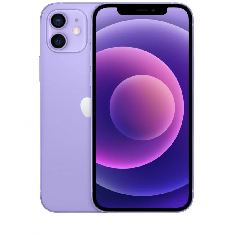 Apple iPhone 12  64GB Purple, třída B, použitý, záruka 12 měsíců, DPH nelze odečíst