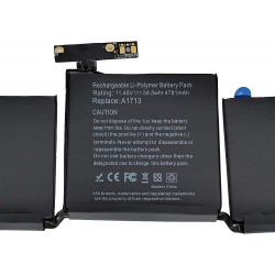 Battery for Apple MacBook Pro Retina 13" A1708 (2016,2017), battery type A1713, quality A+