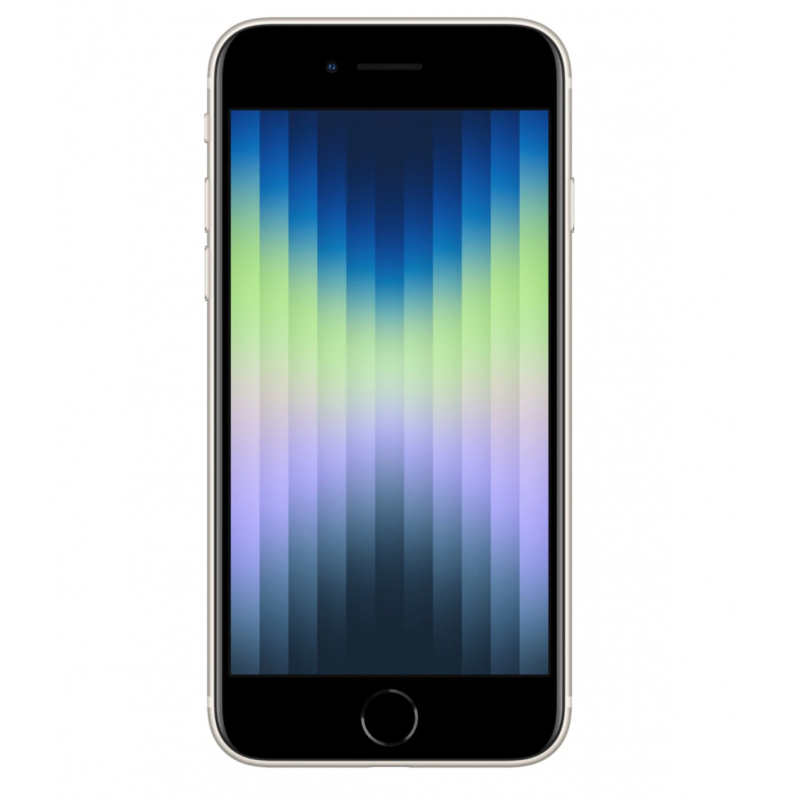 Apple iPhone SE 2022 64GB Starlight, třída A-, použitý, záruka 12 měs., DPH nelze odečíst
