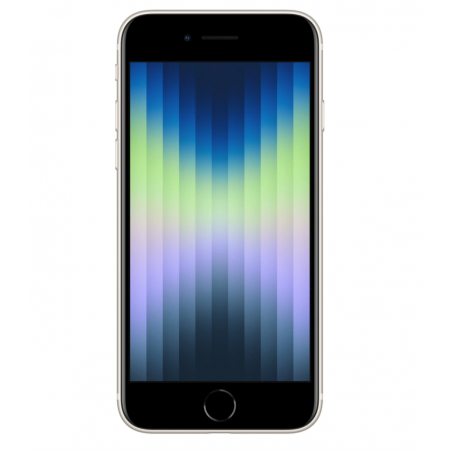 Apple iPhone SE 2022 64GB Starlight, třída A-, použitý, záruka 12 měs., DPH nelze odečíst