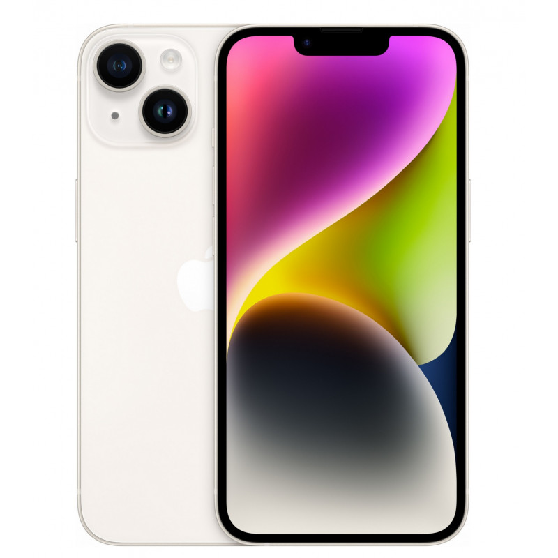 Apple iPhone 14 128GB White, třída A, použitý, záruka 12 měs., DPH nelze odečíst