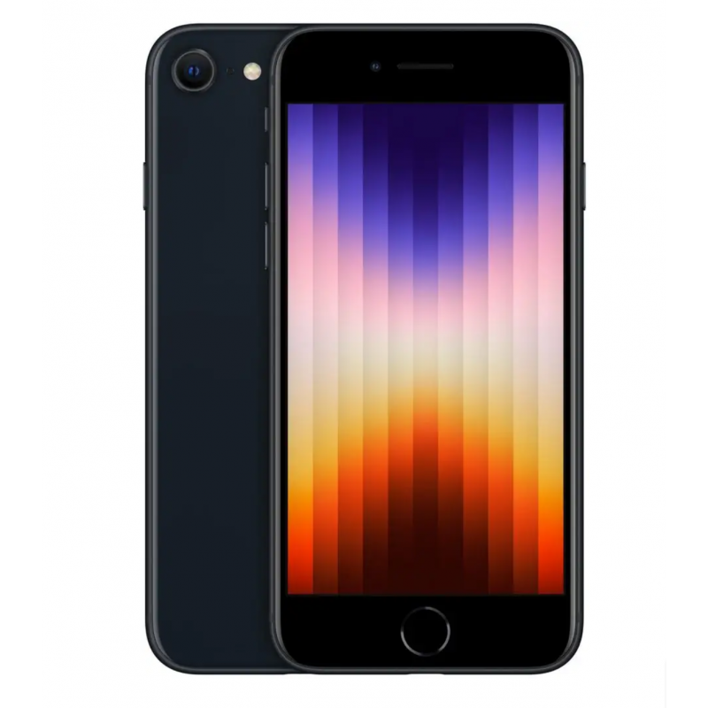 Apple iPhone SE 2022 128GB Midnight, class A-, used, 12 months old, VAT not deductible