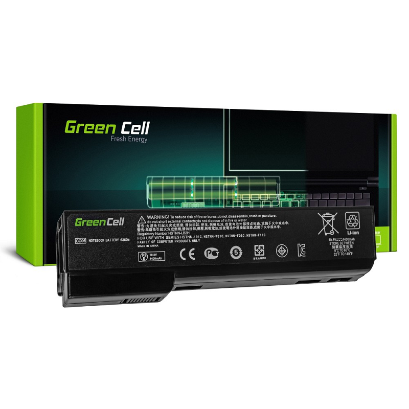 Green Cell baterie pro HP EliteBook 8460p ProBook 6360b 6460b / 11,1V 4400mAh 