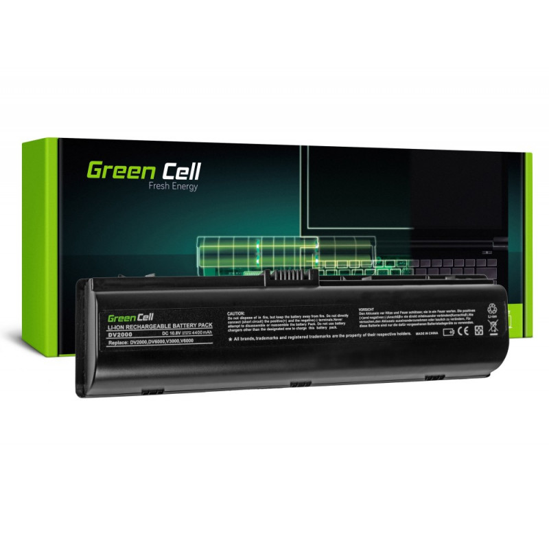Green Cell Baterie pro HP Pavilion DV2000 DV6000 DV6500 DV6700 / 11,1V 4400mAh 
