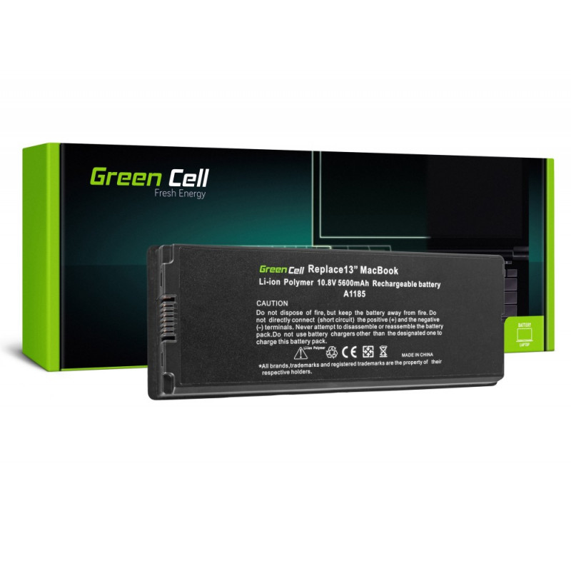 Green Cell Baterie pro Apple Macbook 13 A1181 2006-2009 (black) / 11,1V 5600mAh