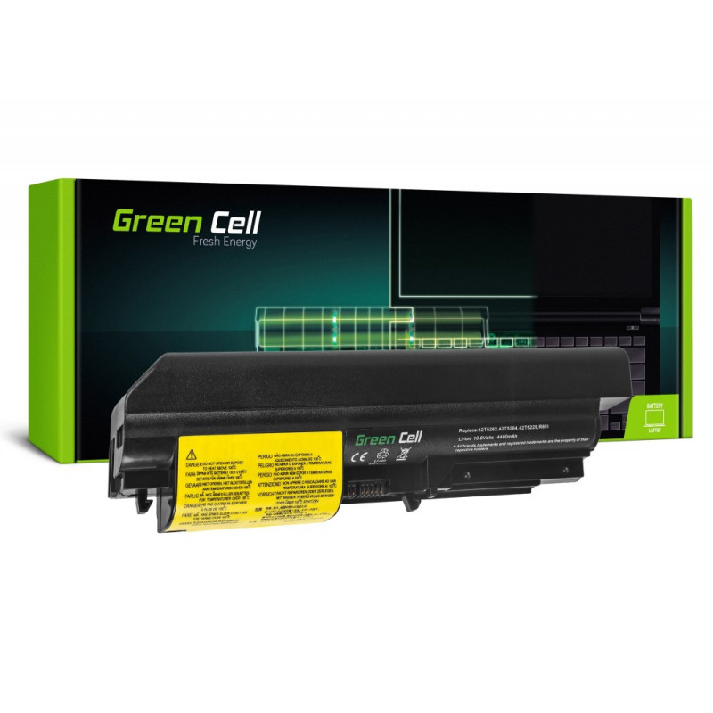 Green Cell Baterie do Lenovo ThinkPad R61 T61p R61i R61e R400 T61 T400 / 11,1V 4400mAh 