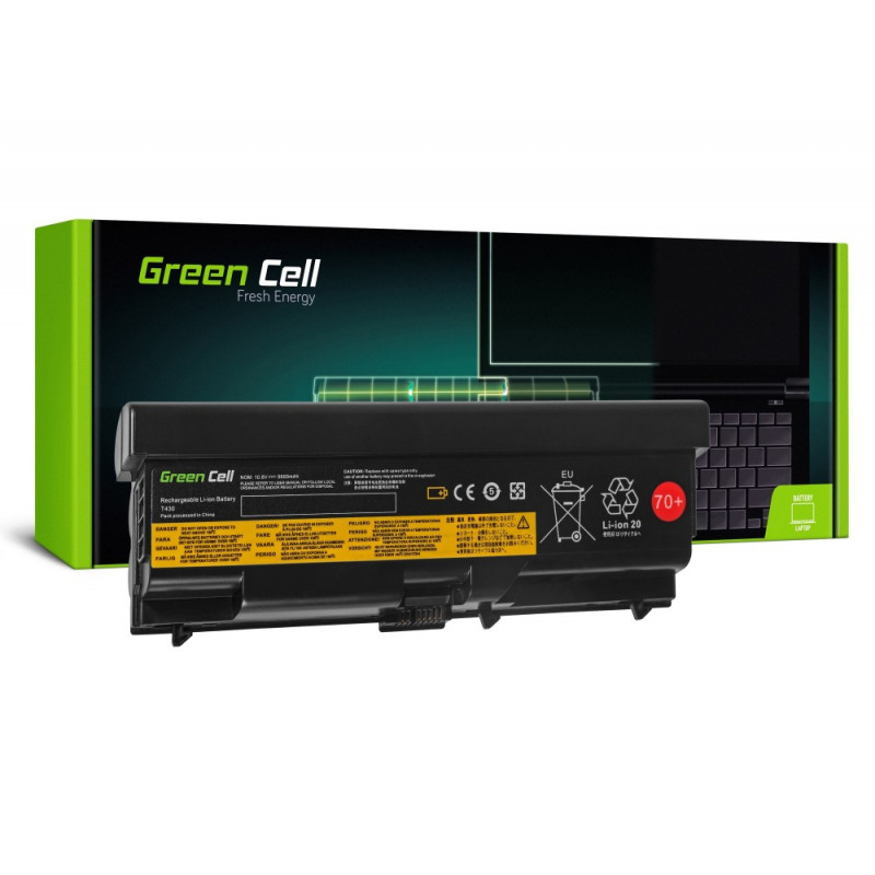 Green Cell Battery for Lenovo ThinkPad L430 L530 T430 T530 W530 / 11.1V 6600mAh
