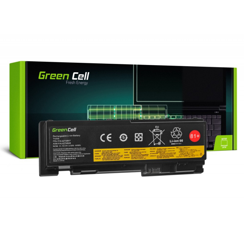 Green Cell Bateria do Lenovo ThinkPad T420s T420si / 11,1V 3600mAh 