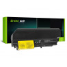 Green Cell Battery for Lenovo ThinkPad R61 T61p R61i R61e R400 T61 T400 / 11,1V 6600mAh