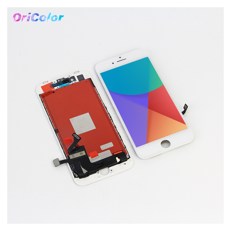 Apple iPhone 8 LCD display and touch. white surface, OriColor quality