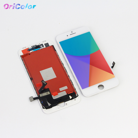Apple iPhone 8 LCD display and touch. white surface, OriColor quality