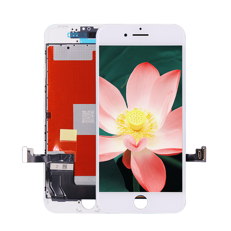 LCD for iPhone 8 LCD display and touch. surface, white, AAA+ quality