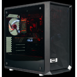 Gaming PC i5-7400, 8GB DDR4, 128GB SSD + 1TB HDD, GTX1050 2GB, W10, repas. warranty 12 months