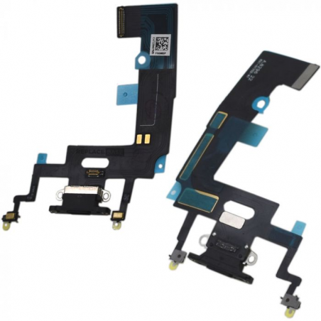 iPhone XR - Dock charge flex black - Nabíjecí port s flex kabelem černý