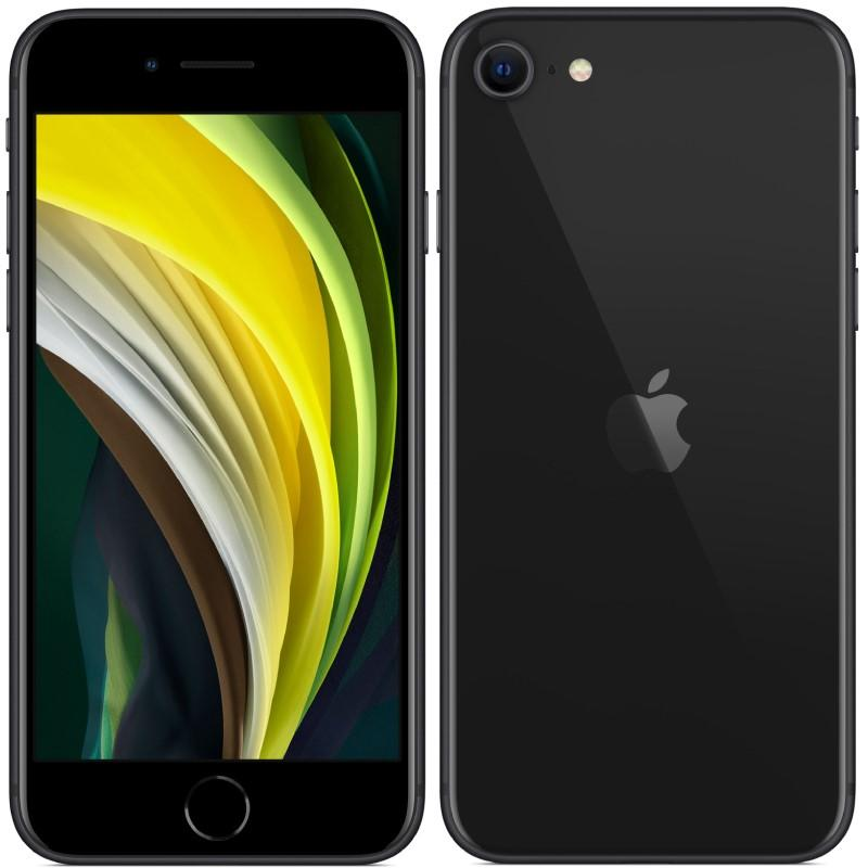 Apple iPhone SE 2020 64GB Black, třída jako nový, použitý,záruka 12 měs.,DPH nelze odečíst