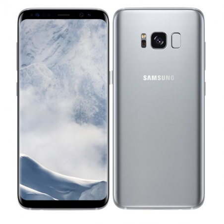 Samsung Galaxy S8 64GB, silver, class A- used, VAT cannot be deducted