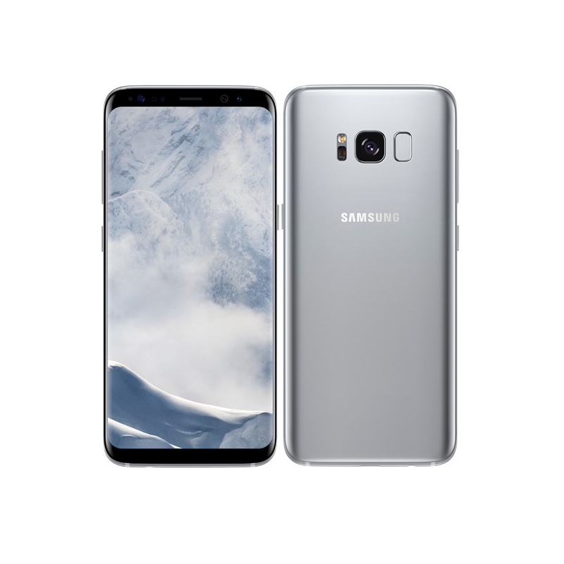 Samsung S8+ Galaxy 64GB, Artic Silver, třída B použitý, DPH nelze odečíst