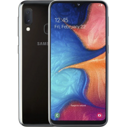 Samsung Galaxy A20e 32GB, black, class A- used, VAT cannot be deducted