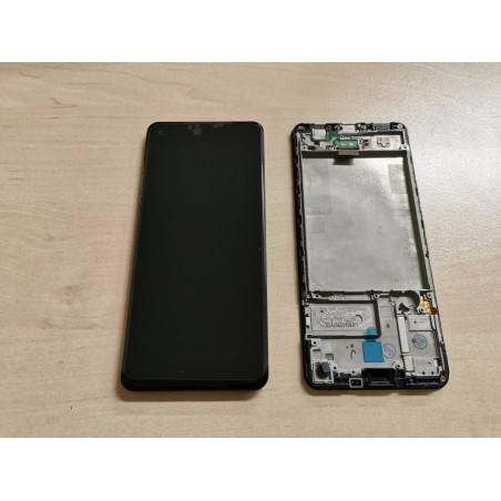 Samsung A21s LCD display original with frame