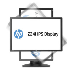 LCD HP Z24i - 24 ", 1920 * 1200, refurbished, 12 months warranty, Class A