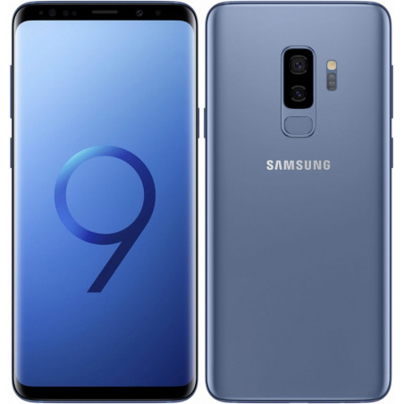 Samsung Galaxy S9 + 64GB, blue, class A used, 12 months warranty, VAT cannot be deducted