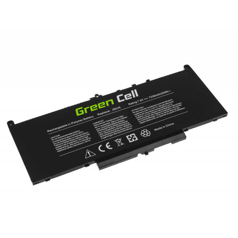 Laptop Battery Green Cell J60J5 for Dell Latitude E7270 E7470 5800mAh 