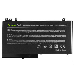 Green Cell Battery for Dell Latitude 11 3150 3160 12 E5250 E5270 / 11,1V 2900mAh