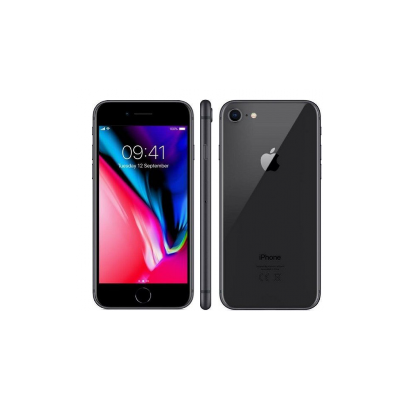 Apple iPhone 8 64GB Gray, class as new, used, warranty 12 months, VAT cannot be deducted