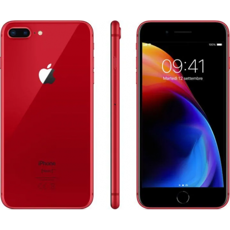 Apple iPhone 8 Plus 64GB Red, class A-, used, warranty 12 months